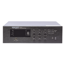 Mini Amplificador de Audio Mezclador | 240W RMS | Sistema 70/100V | MP3 | Tuner | Bluetooth | Musica ambiental y Voceo