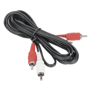 Cable RCA Macho a Macho de 2 Metros de Longitud / Aplicaciones de Audio y Video Optimizado para HD