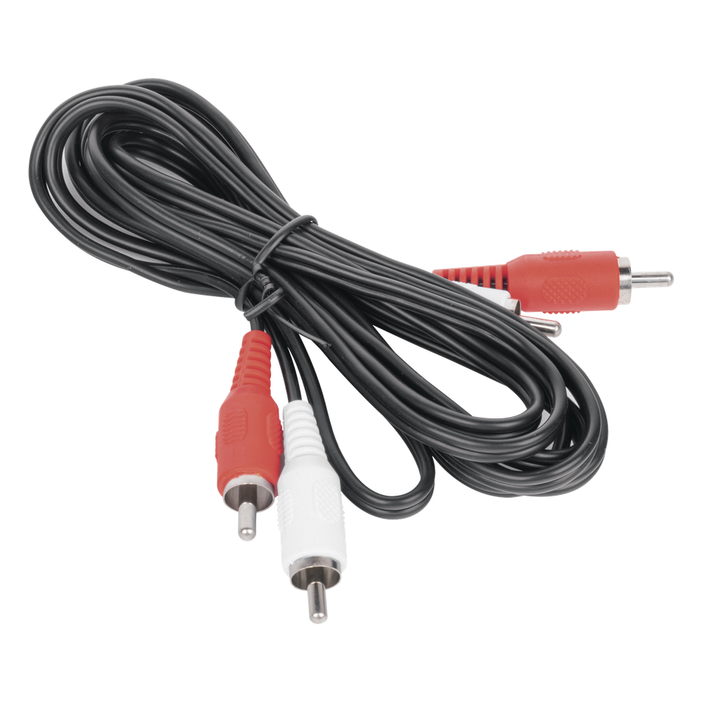 Cable RCA Macho a Macho de 2 Metros de Longitud / Aplicaciones de Audio y Video Optimizado para HD
