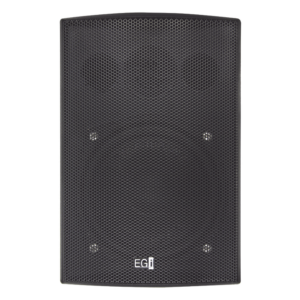 Bocina HiFi | PoE Ethernet IP | Altavoz de 2 vías | Potencia 12W | Protección IP66 | Color Negro