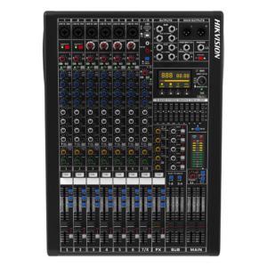 Consola de Mezcla Analógica | 8 Canales | 6 Entradas Mic/Línea | 12 Salidas | DSP Efectos | USB Media | Bluetooth | Montaje en Rack