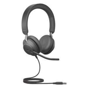 Jabra Jabra Evolve 2 40SE, Auricular stereo versión MS con aislamiento de ruido, conexión USB-A y indicador de ocupado (Busylight) (24189-999-999)