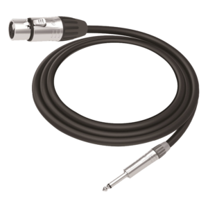 Cable de Audio | XLR 3 Polos Hembra a Plug 1/4 in mono | Conector Seetronic Serie M SCMF3 - MP2X | Longitud 3m