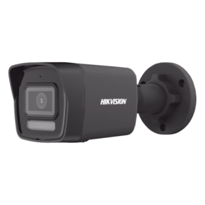 [Dual Light] Bala IP 4 Megapixel / Color Negro /  Lente 2.8 mm / 30 mts IR + 30 mts Luz Blanca / Micrófono Integrado / ACUSENSE Lite / Exterior IP67 / H.265 / PoE  / Micro SD