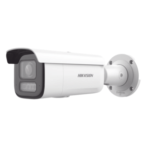 [Dual Light + 2 Micrófonos Integrados] Bala IP 6 Megapixel / Lente Mot. 2.8 a 12 mm / 60 mts Luz Blanca + 60 mts IR / Exterior IP67 / IK10 /  WDR 120 dB / PoE+ / ACUSENSE / Alarmas I/O / Micro SD / ONVIF / Metal / ACUSEEK