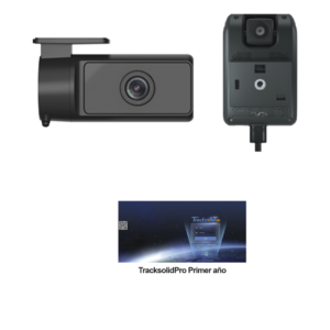 KIT Dashcam con sistema de control ADAS (asistencia de manejo) y Camara de cabina (CI03) / Multiples alarmas /Comunicación dos vías / ideal para flotas vehiculares / Facil instalacio / Incluye primer año de plataforma TrackSolidPro