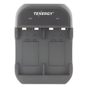 Cargador Rápido 2 Bahías / Baterías Ni-MH 9V / Cable USB Incluido / Adaptador de Corriente NO Incluido / Color Negro