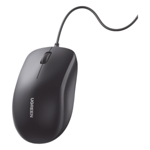 Mouse Óptico USB | Cable USB de 1.5 metros | 3 Botones | 1200DPI | Diseño Ergonómico | Silencioso | Color Negro | Windows / MacOS / Linux / Chrome y otros | También Compatible con  DVR / NVR.
