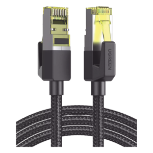 Cable Ethernet Cat7 CLASS F/FTP Redondo con Malla de Nylon 1 Metro (3.28 Pies)