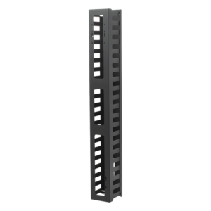 Organizador de Cable Vertical de 21 Unidades Rack Sencillo, Compatible con Racks Serie EIRL y EIQR
