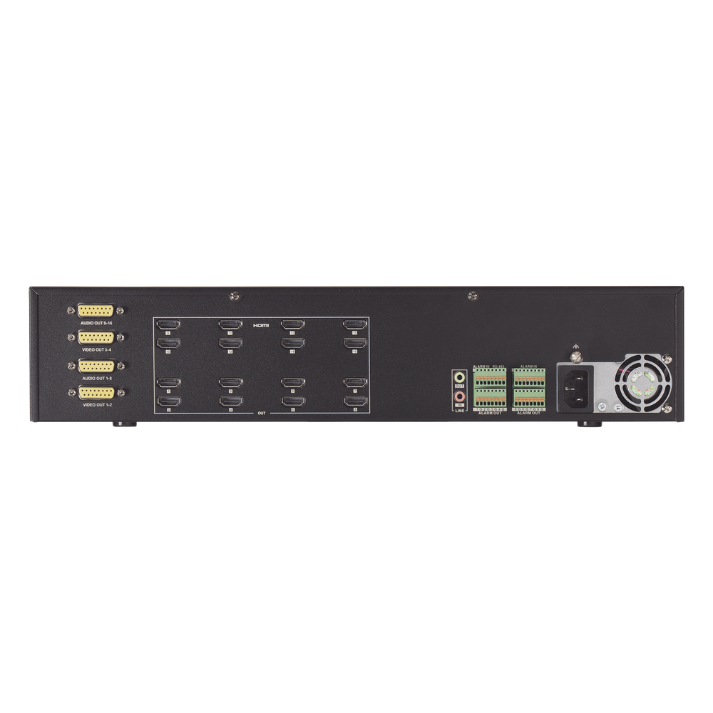 Decodificador de Vídeo de 16 Salidas HDMI 4K / Soporta hasta 256 canales de Vídeo Simultáneos / Videowall - Image 3