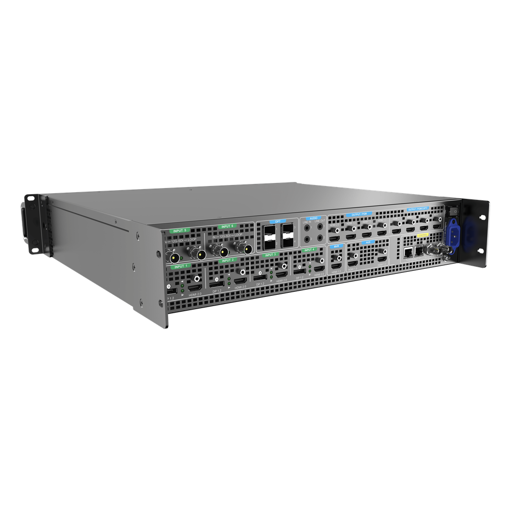 Seamless Switcher 4K / 6 Entradas / 6 Capas / 2 Modos de Trabajo / Salida 8K×2K@60Hz / 10G Óptico / Control Múltiple - Image 4
