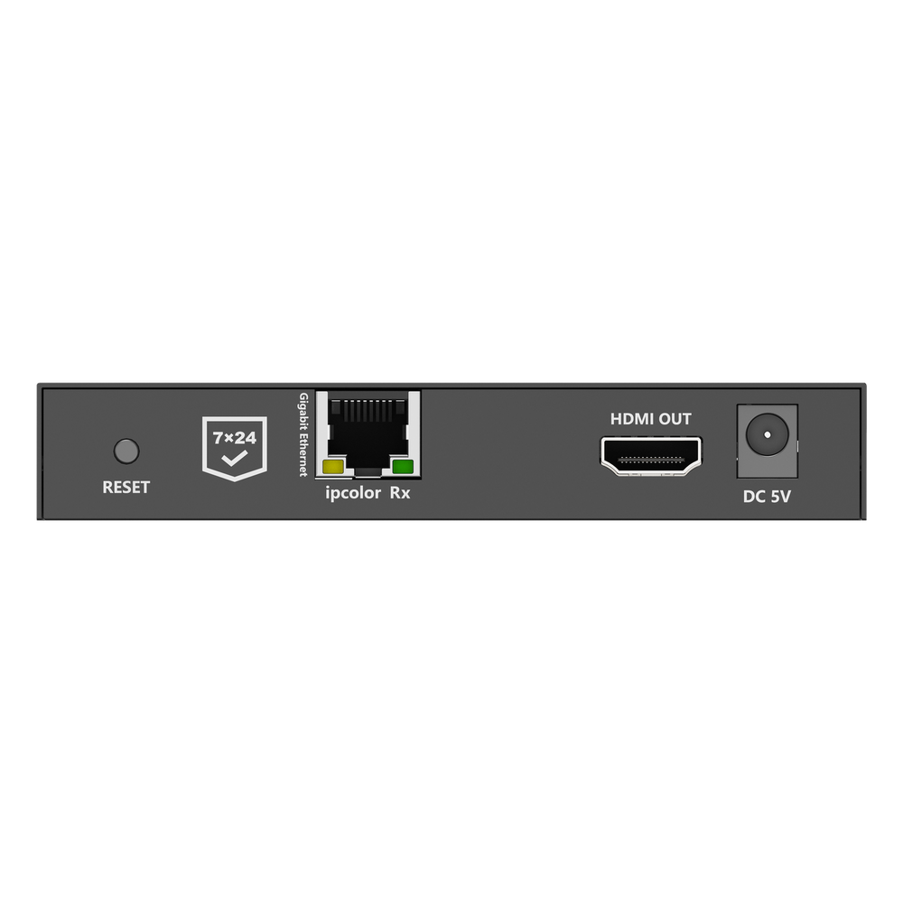 KIT EXTENSOR HDMI 4K@60HZ sobre IP GIGABIT | IPCOLOR | 100m en Conexión Uno a Uno | Salida Loop | IR Bi-Direccional | RS232 | ARC | CERO LATENCIA | Soporta conexión Uno a Muchos/Switch en Cascada - Imagen 5
