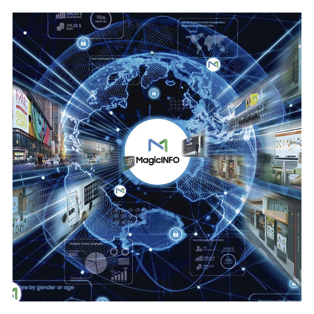 Licencia de Administracion de contenido para visualizacion digital MagicINFO, Licencia para 1 pantalla profesional Samsung - Imagen 2