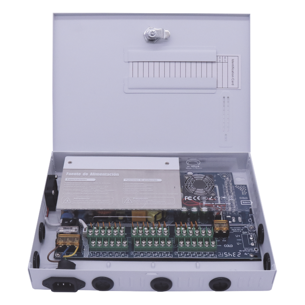 Fuente PREMIUM / 11-15 V / 18 canales / 30 A / Alta tecnología en seguridad / Doble ventilador / Hasta 1.85 Amperes por Salida / Filtro de Ruido por canal / Diseño de alta gama. - Image 5