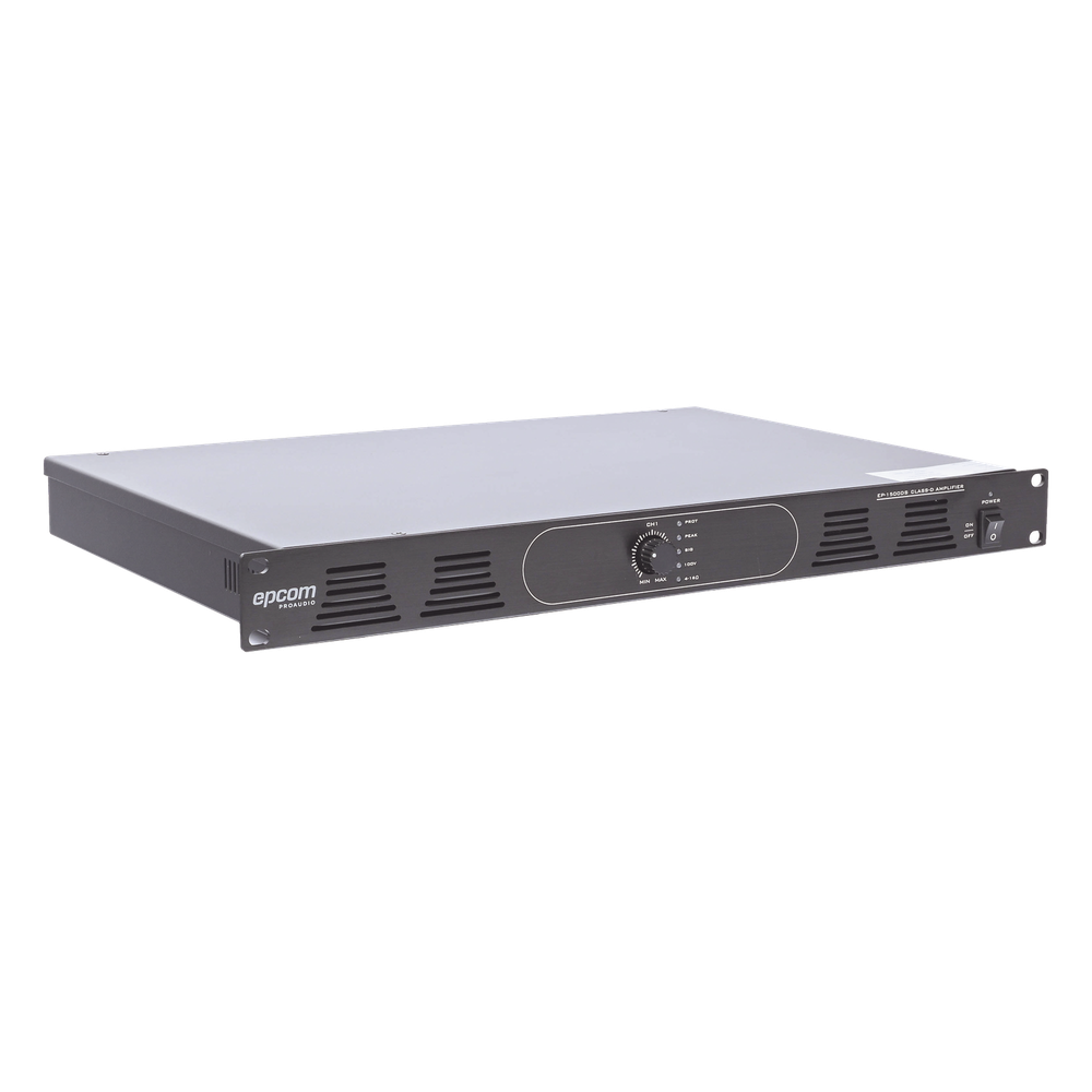 Amplificador de Audio Reforzador | 1 canal | 500w | Clase D | Salida 100V / 4-16Ω | Montaje en rack - Imagen 2