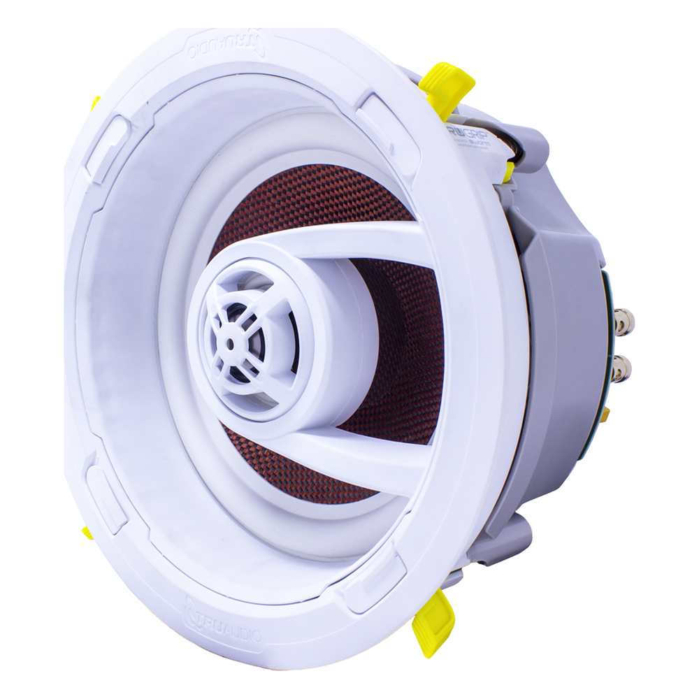 altavoz de 3 vías de plafón 9in | diseño trugrip | instalación sin herramientas | woofer de fibra de carbono | 175w | 8ohms - Imagen 2