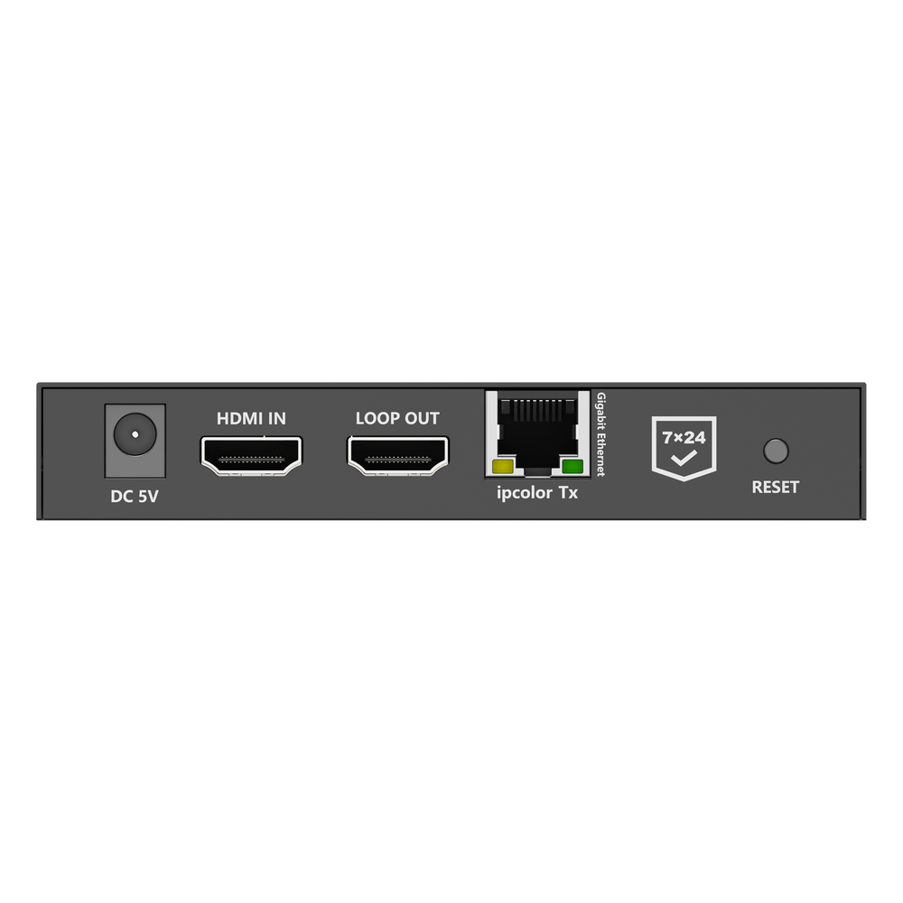 KIT EXTENSOR HDMI 4K@60HZ sobre IP GIGABIT | IPCOLOR | 100m en Conexión Uno a Uno | Salida Loop | IR Bi-Direccional | RS232 | ARC | CERO LATENCIA | Soporta conexión Uno a Muchos/Switch en Cascada - Imagen 6