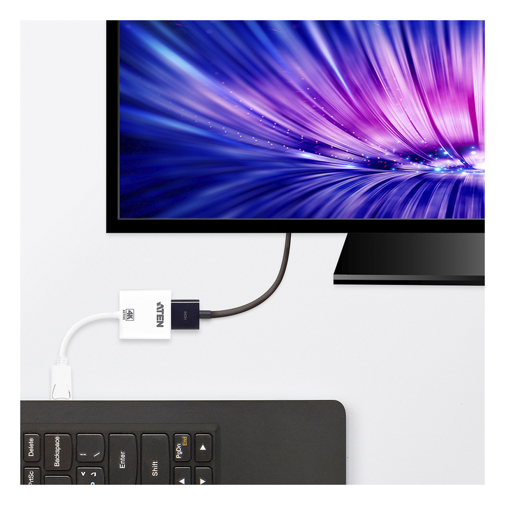 Adaptador activo de DisplayPort a HDMI | 4K | Compatible con audio | - Image 3