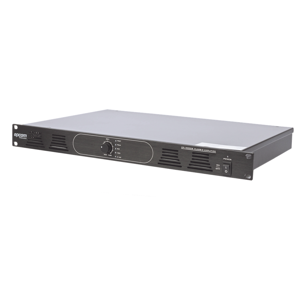 Amplificador de Audio Reforzador | 1 canal | 500w | Clase D | Salida 100V / 4-16Ω | Montaje en rack - Imagen 3