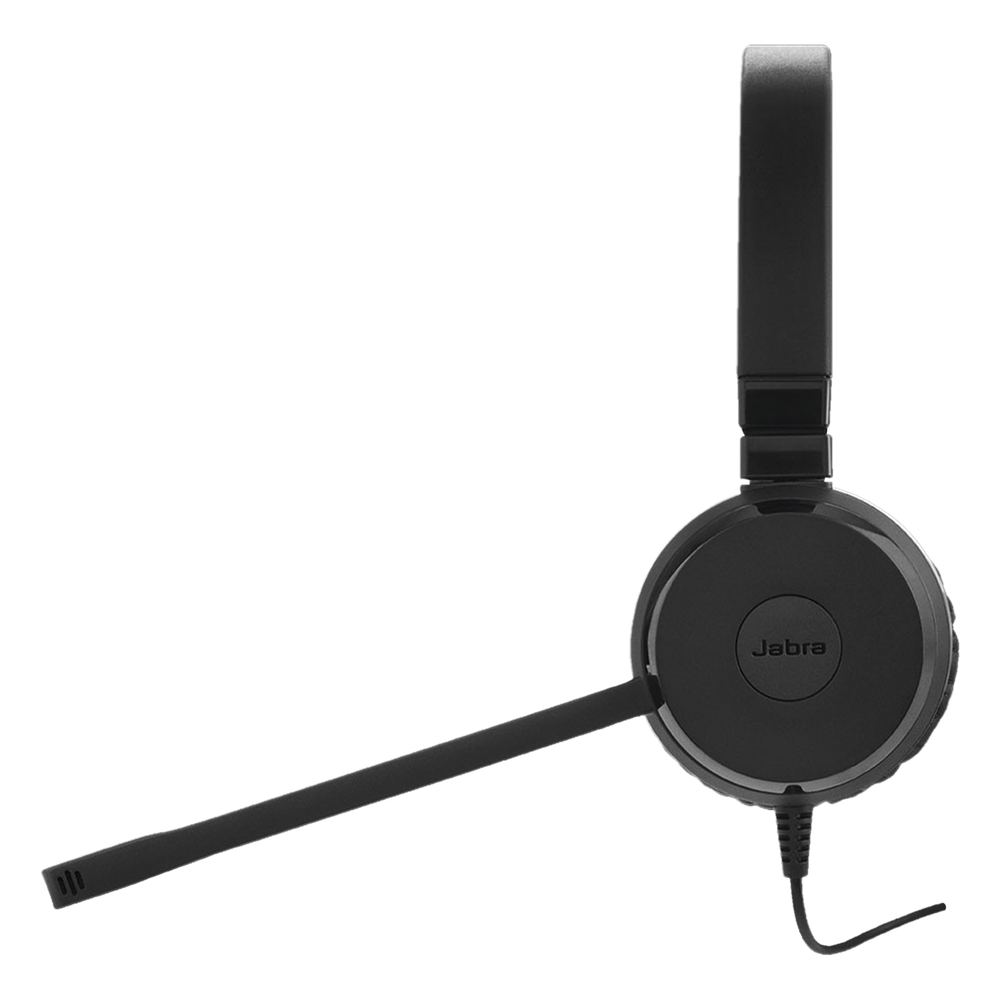 Jabra Evolve 30 Duo con conexión USB / 3.5mm, micrófono con cancelación de ruido y controlador en el cable con botones e indicadores LED (5399-829-309) - Image 3