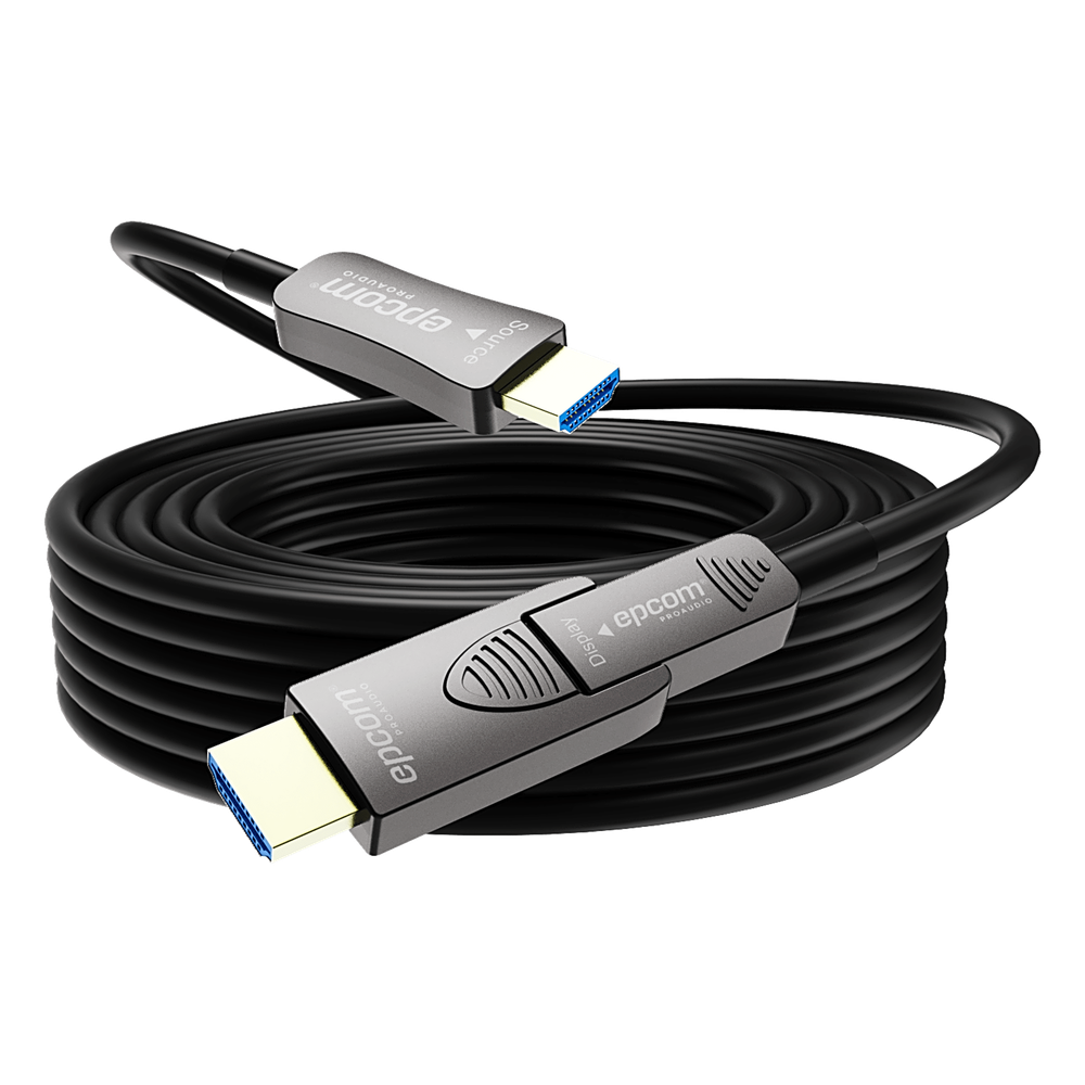 Cable HDMI Óptico Activo| 4K Real | 20 m | 18 Gbps | 4K@60Hz 4:4:4 | HDMI 2.0b | HDCP 2.2 | HDR | ARC | Conector RX Desmontable | Plug and Play - Imagen 4