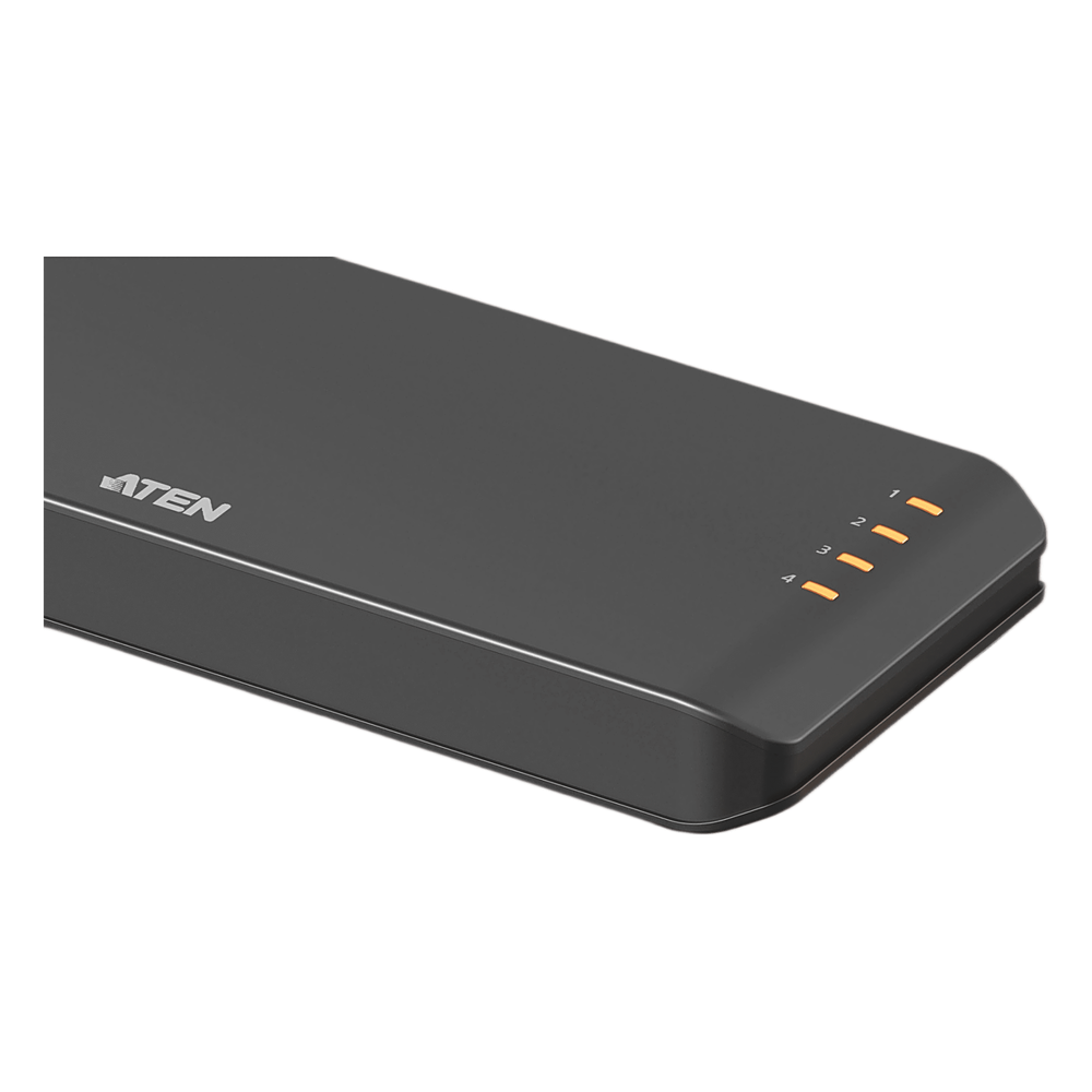 4-Port True 4K HDMI Splitter Essentials | 1 Entrada 4 Salidas HDMI | True 4K 3840 x 2160 @ 60Hz 4:4:4 | HDR10+ | HDCP 2.2 | EDID Sync | 18 Gbps | USB-C Alimentación | Plástico - Imagen 4