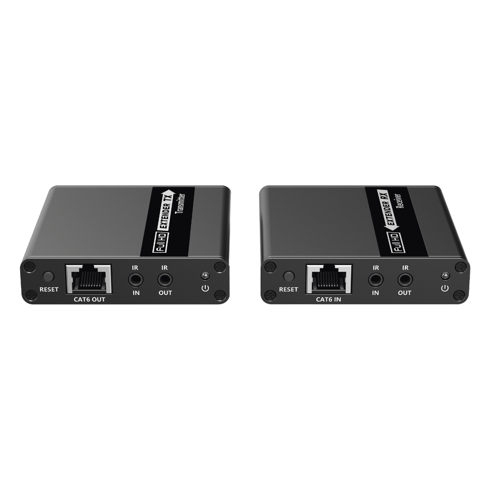 Kit Extensor HDMI para distancias de 70 metros / Soporta resoluciones 720 y 1080P @ 60 Hz / Cat 6, 6a y 7 / Cero Latencia / Uso 24/7 / HDR10 / Salida Loop / Configuración EDID / Soporta control remoto del equipo fuente / Salida de audio de 3.5mm - Image 4
