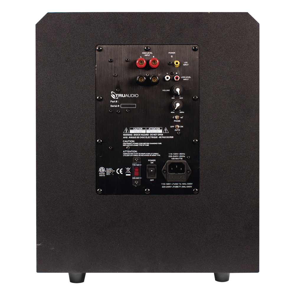 Subwoofer Activo de 10 in | amplificador interno de 150W - Imagen 4