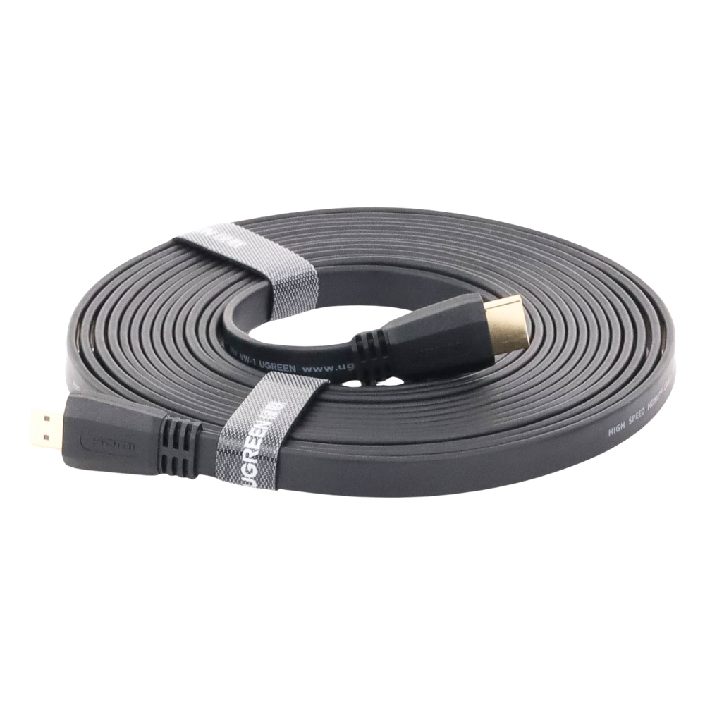 Cable HDMI 2.0 Plano de 5 Metros (16.40 Pies) / 4K@60Hz / HDR / 3D / HEC (Canal Ethernet HDMI) / ARC (Canal de Retorno de Audio) / Color Profundo de 48 Bits / Audio de 32 Canales / HDCP / Audio Dolby True HD 7.1 / 18 Gbps / EstaÑado y Triple Blindaje / A - Image 4