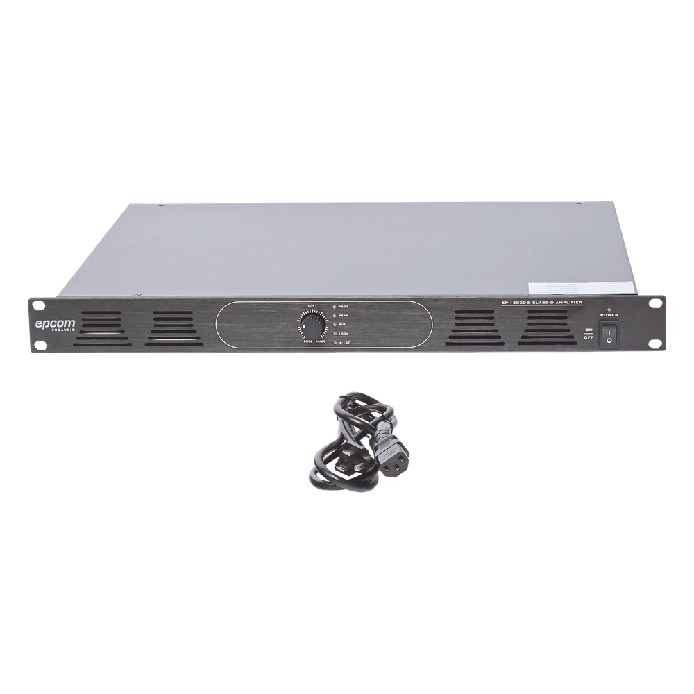 Amplificador de Audio Reforzador | 1 canal | 500w | Clase D | Salida 100V / 4-16Ω | Montaje en rack - Imagen 5