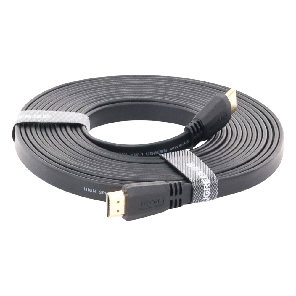 Cable HDMI 2.0 Plano de 5 Metros (16.40 Pies) / 4K@60Hz / HDR / 3D / HEC (Canal Ethernet HDMI) / ARC (Canal de Retorno de Audio) / Color Profundo de 48 Bits / Audio de 32 Canales / HDCP / Audio Dolby True HD 7.1 / 18 Gbps / EstaÑado y Triple Blindaje / A - Image 5