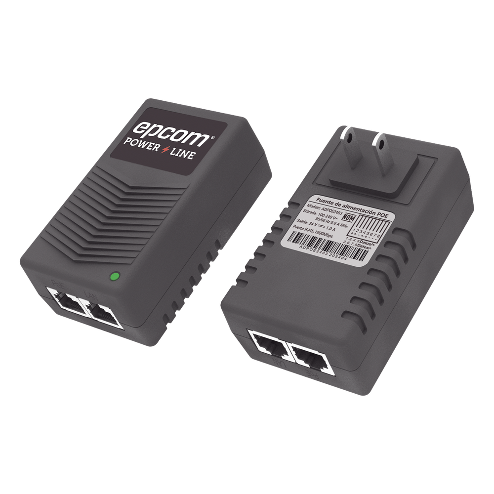 Adaptador de pared / Inyector PoE / 24 Vcc / 1 A / Controlado por chip IC / Protección contra OV, OC, SC, UV/ Fácil de instalar - Imagen 5