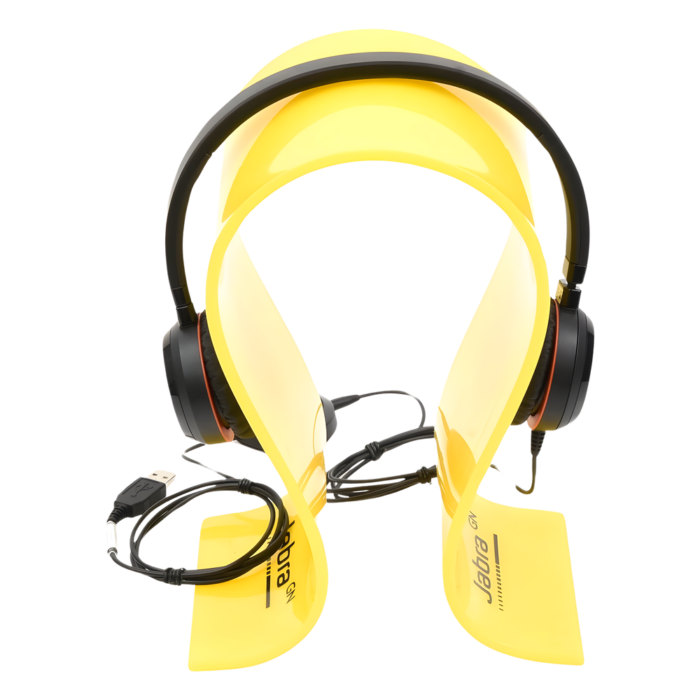 Jabra Evolve 30 Duo con conexión USB / 3.5mm, micrófono con cancelación de ruido y controlador en el cable con botones e indicadores LED (5399-829-309) - Image 7